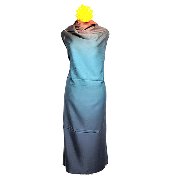 NWT Double Sided Silk Scarf 52"x52" Large Square Shawl Wrap XiangYunSha 3509 - Picture 12 of 12